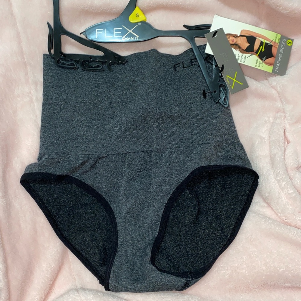 Grey Flex high waisted shaping brief